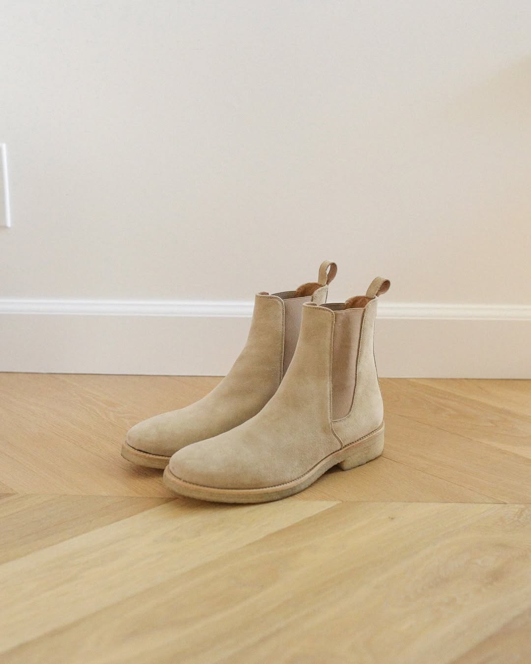 Botines Chelsea de serraje