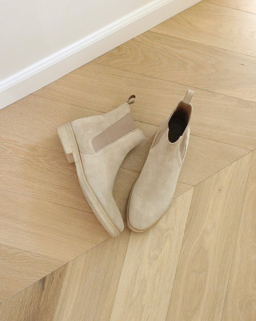 Botines Chelsea de serraje