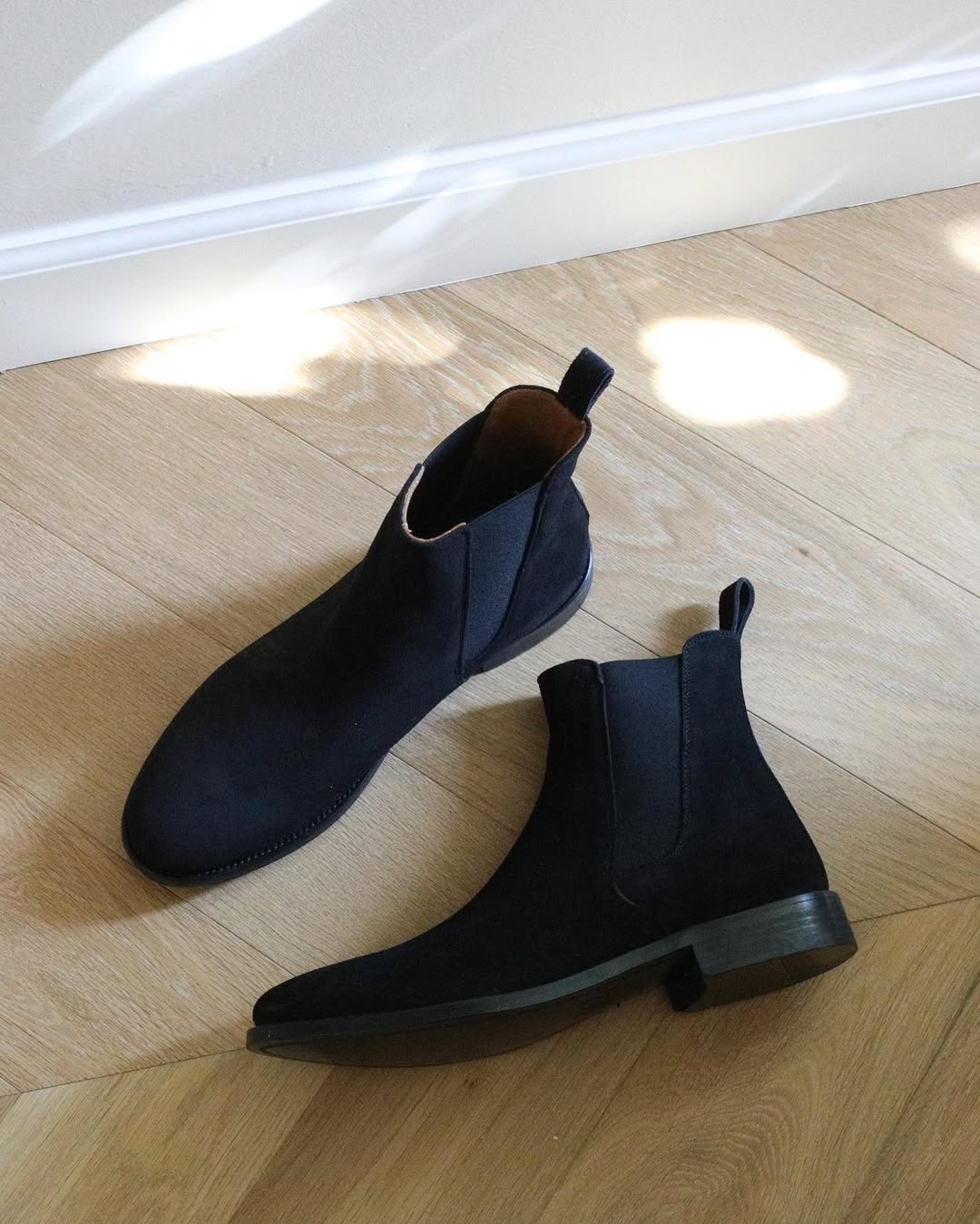 Botines Chelsea de serraje