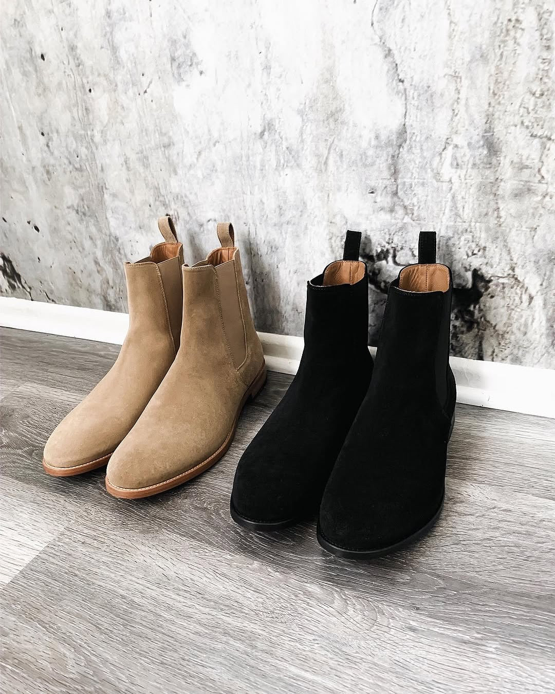 Botines Chelsea de serraje