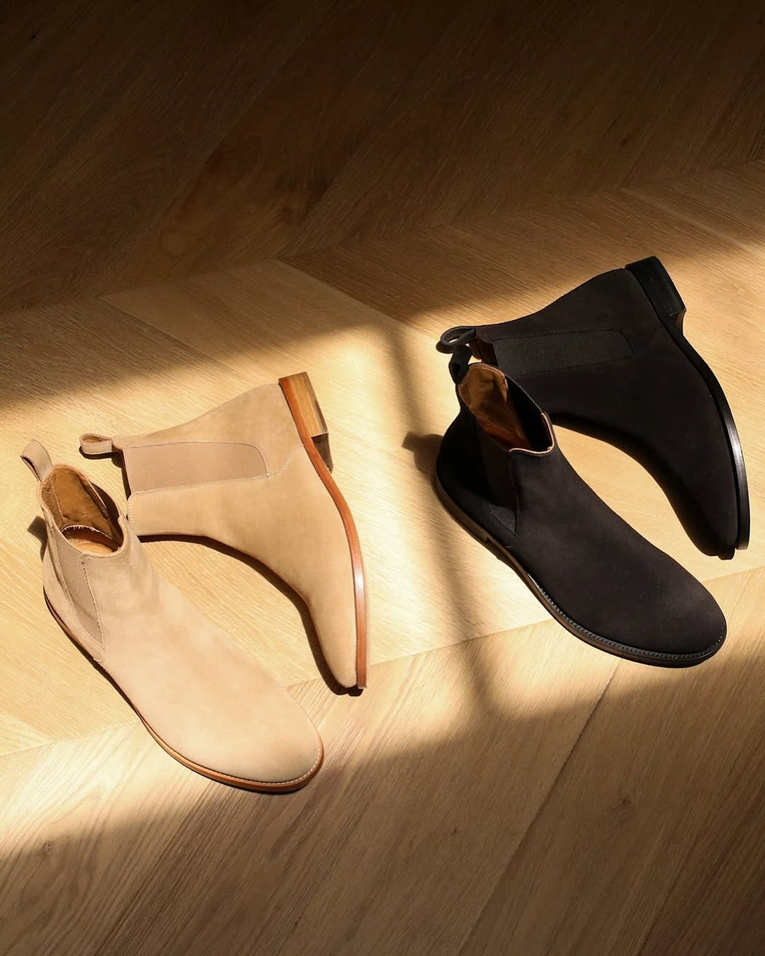 Botines Chelsea de serraje