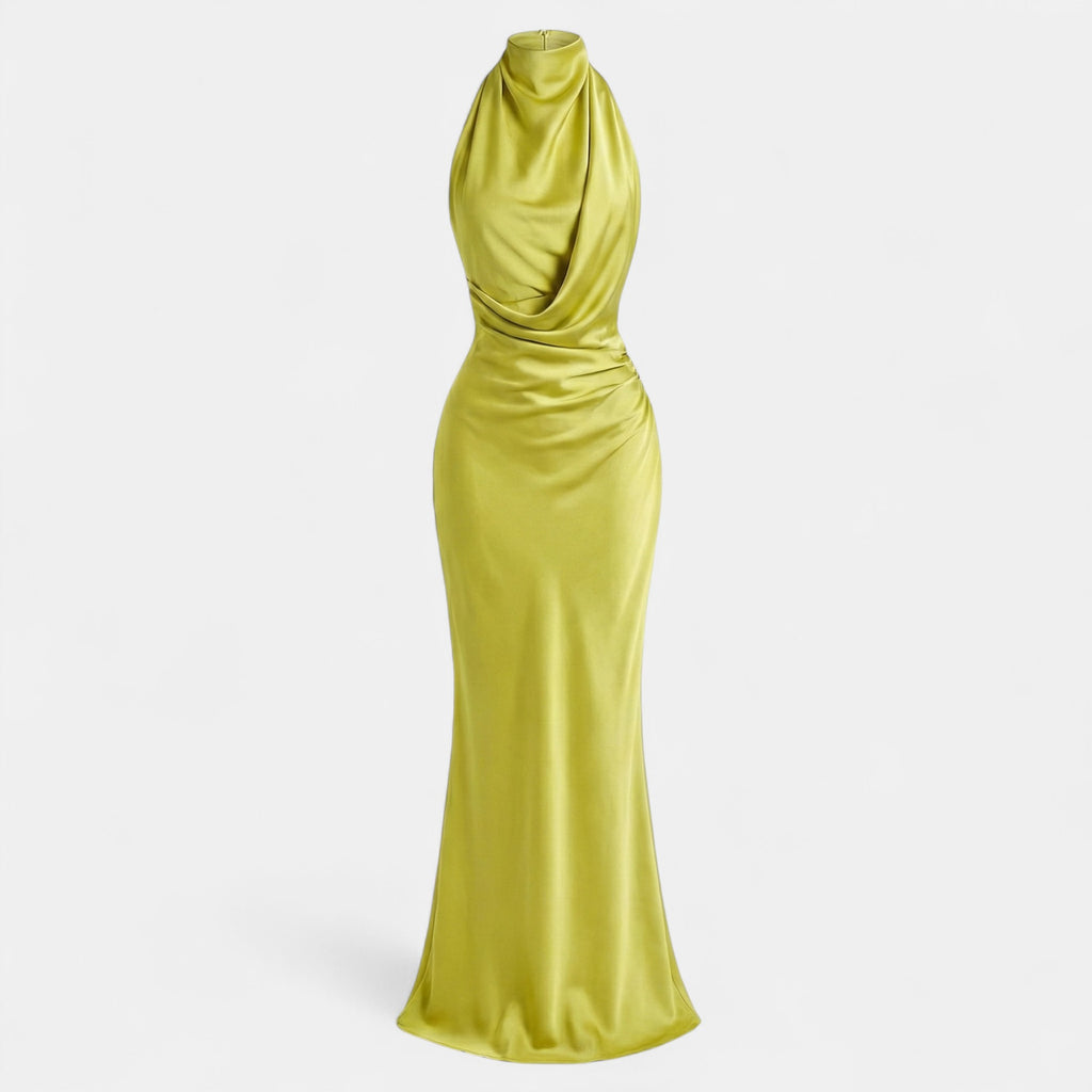 Vestido de noche  espalda descubierta