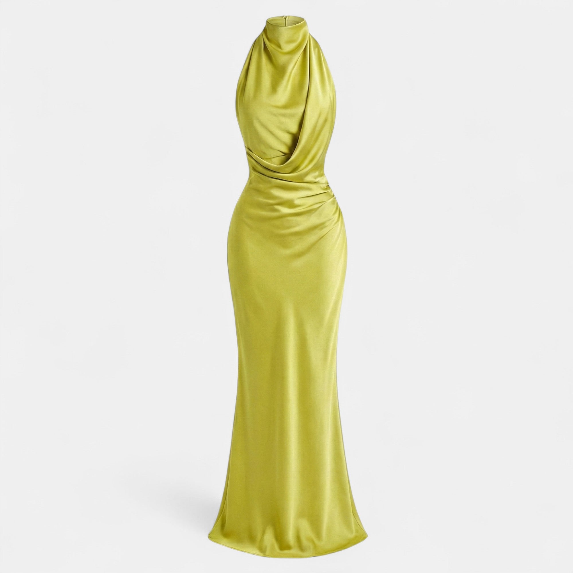 Vestido de noche  espalda descubierta