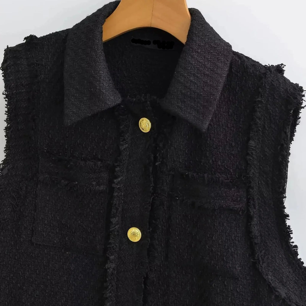 ANGET TWEED VEST