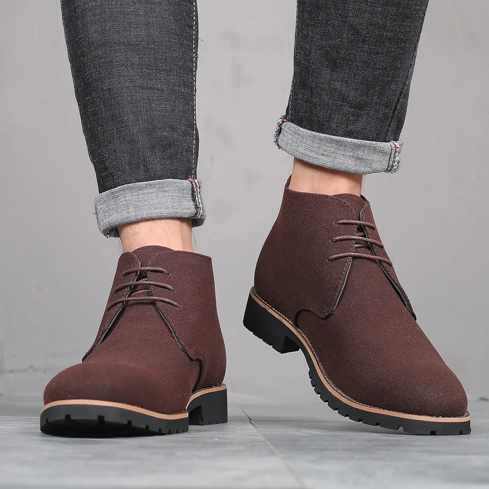 Botas Chelsea Chukka de piel de ante