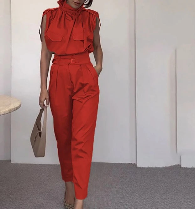 Conjunto de Dos Piezas "Military Chic"