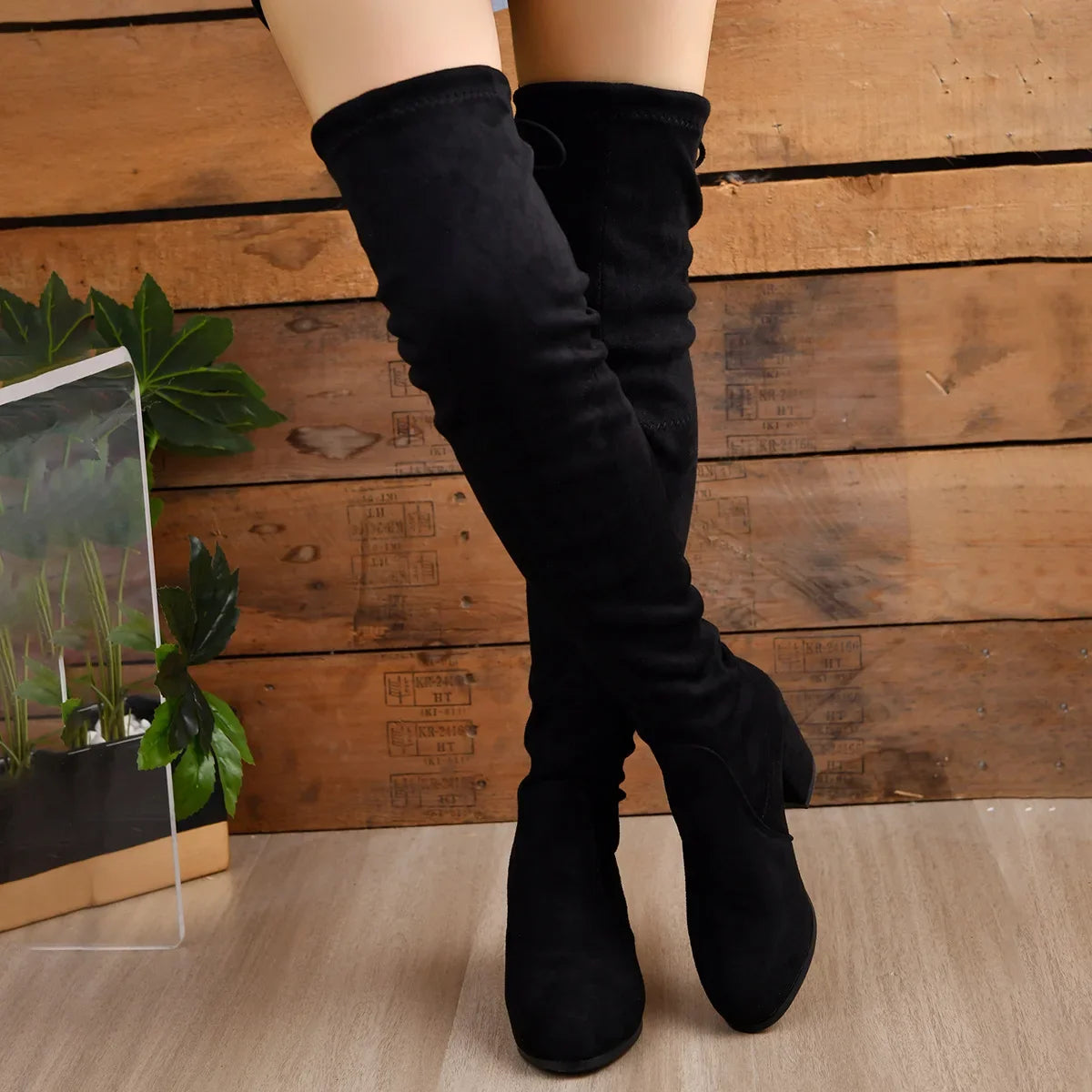 Botas Altas "Midnight Sleek"