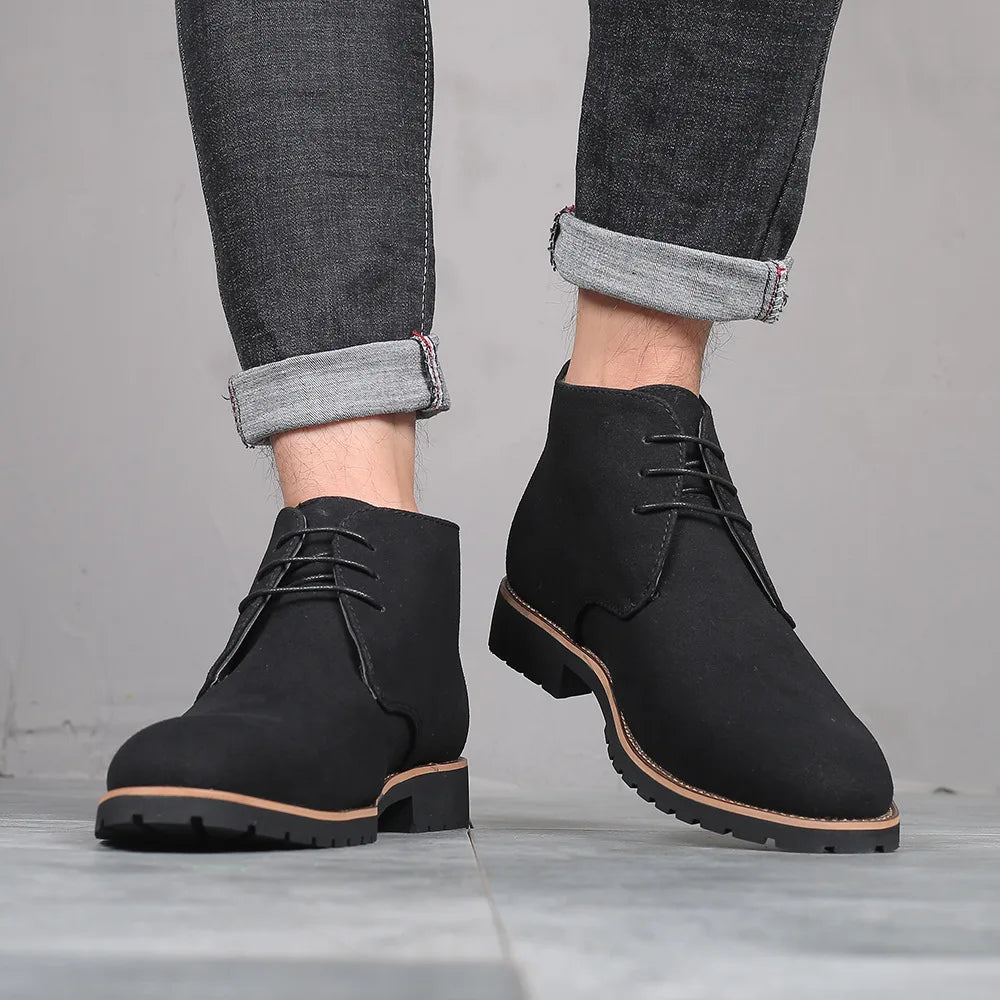 Botas Chelsea Chukka de piel de ante