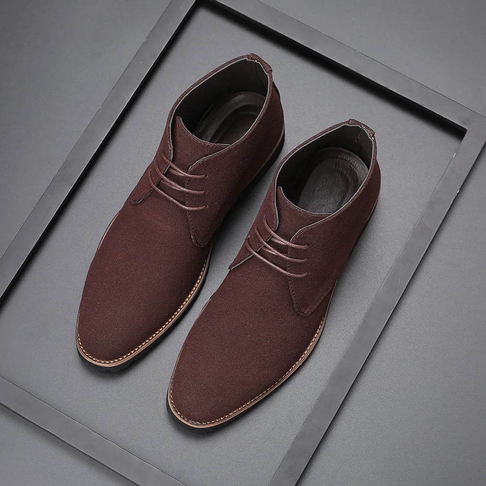 Botas Chelsea Chukka de piel de ante