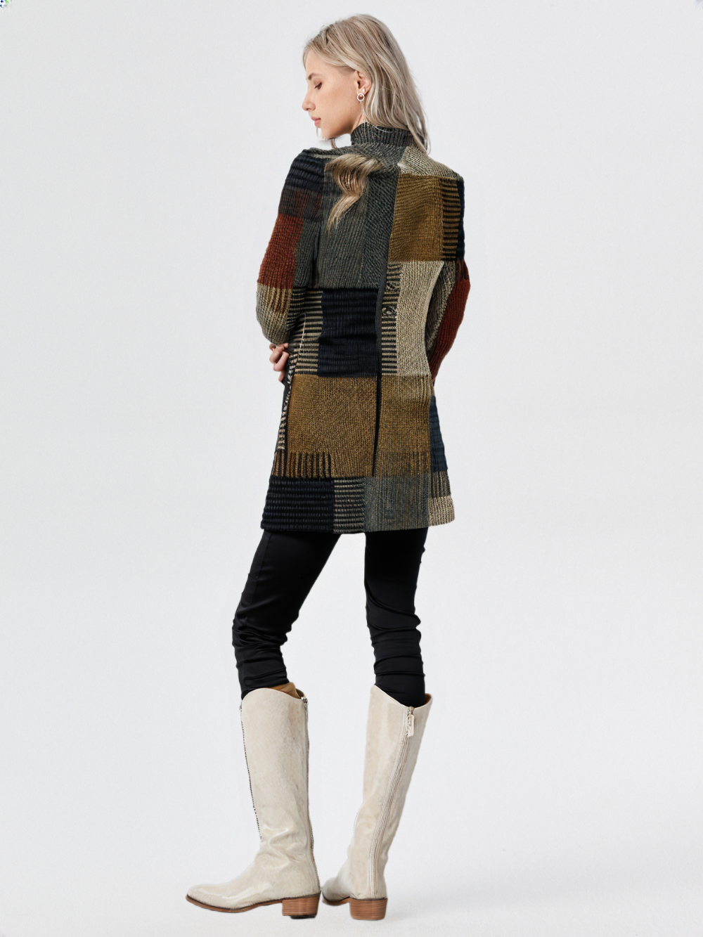 MURIEL™ – Elegant Patterned Blazer for Women