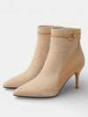 "Dual Elegance" Bicolor Ankle Boots