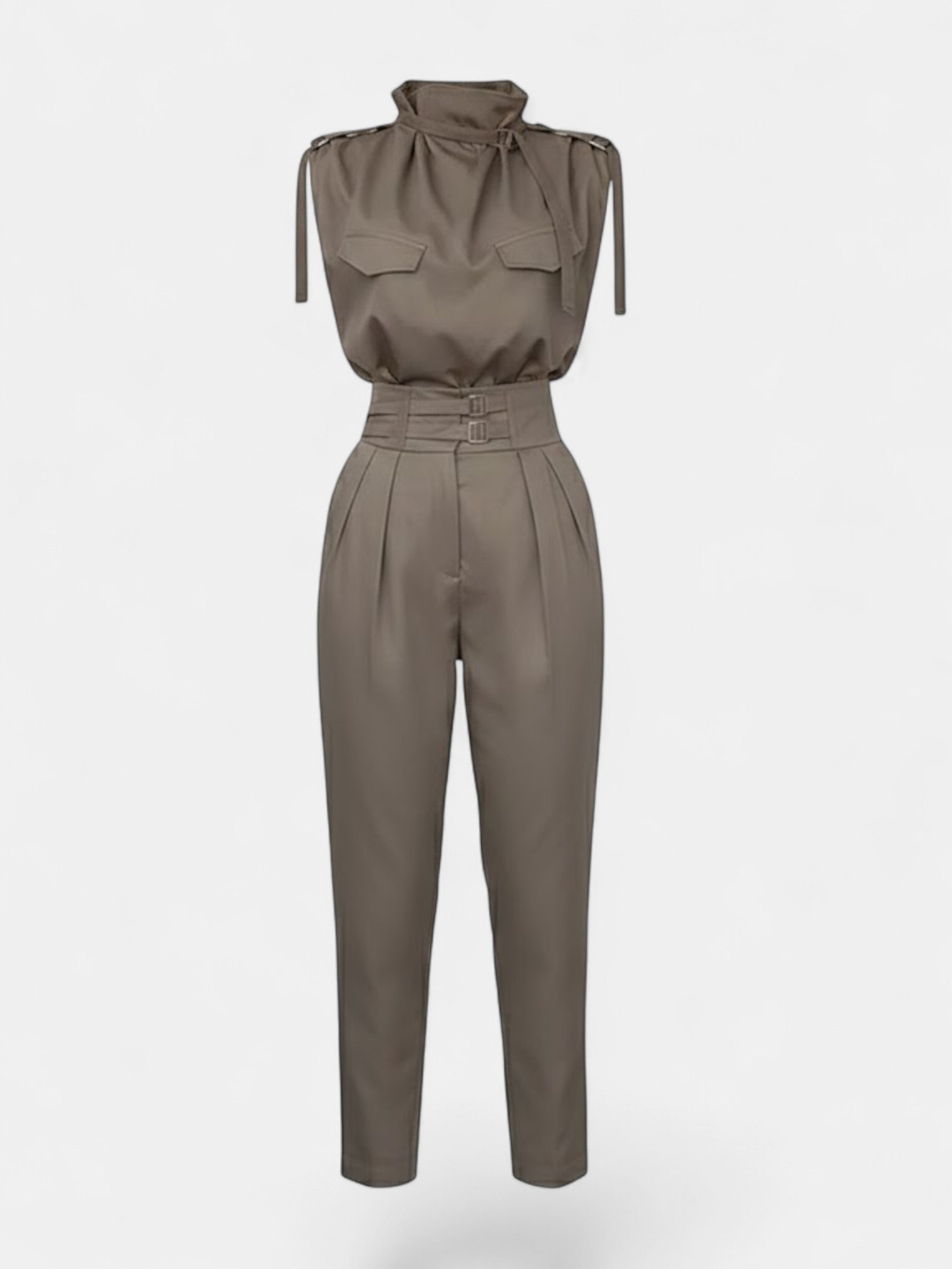 Military Chic" Two-Piece Set