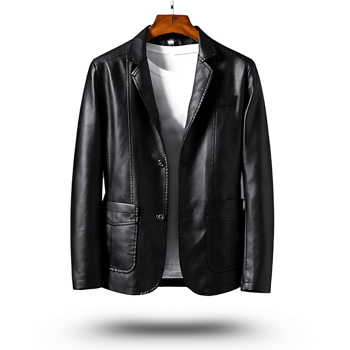 Blazer invernal vintage para hombre slim fit cálido | chaqueta elegante ligera formal