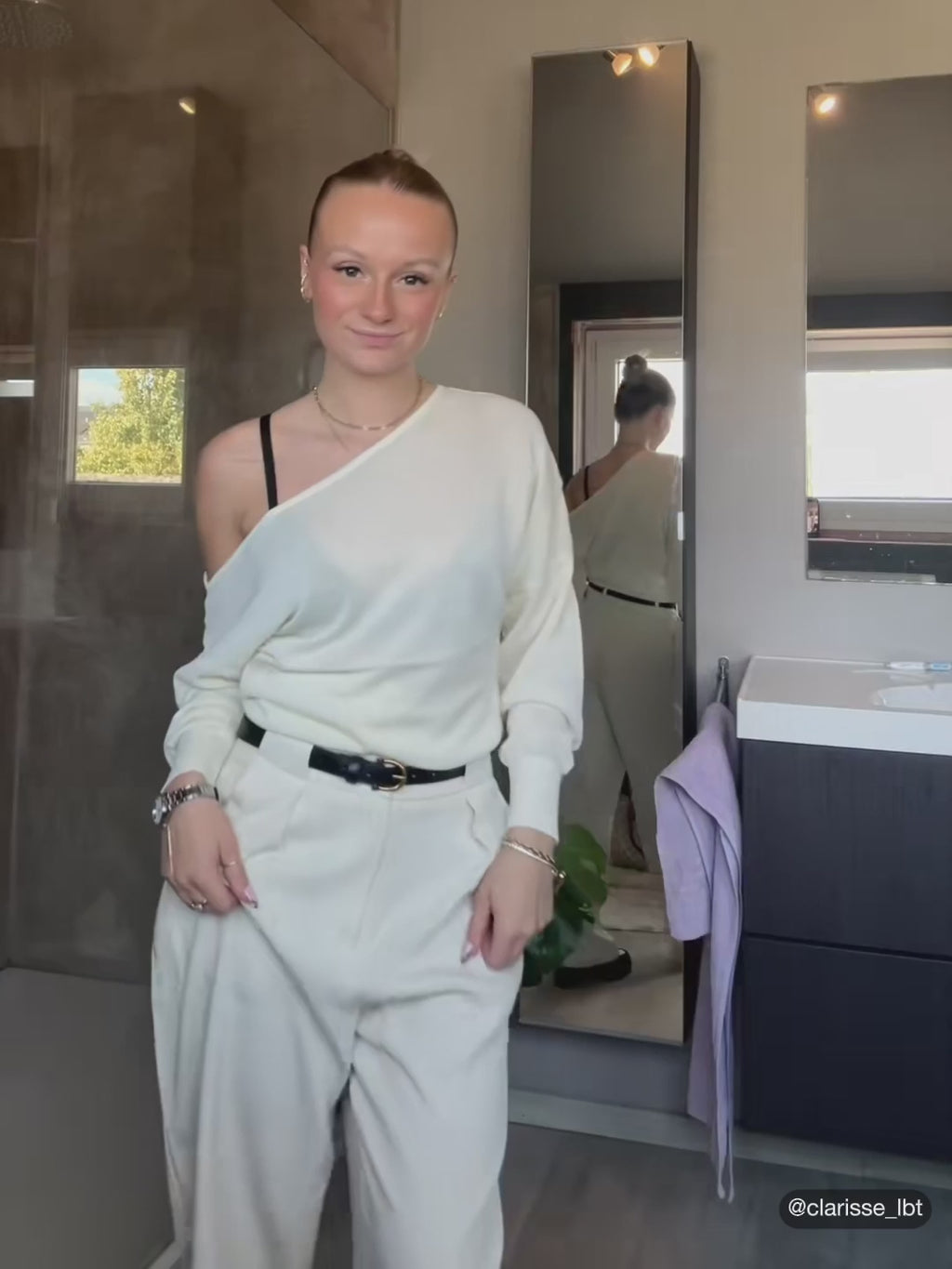 Pantalones sueltos de cintura baja