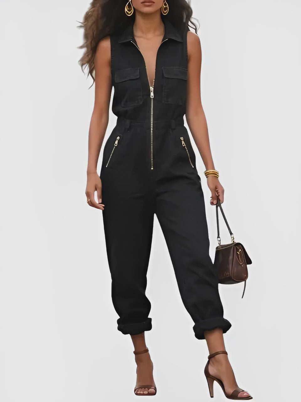 Mono vaquero sin mangas