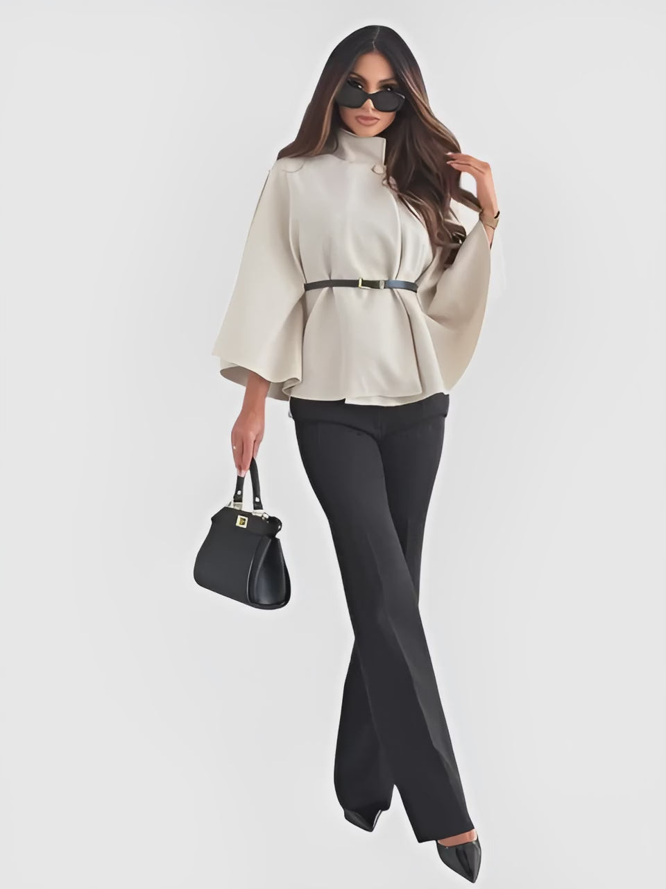 Chaqueta Mariposa Chic con Cinturón