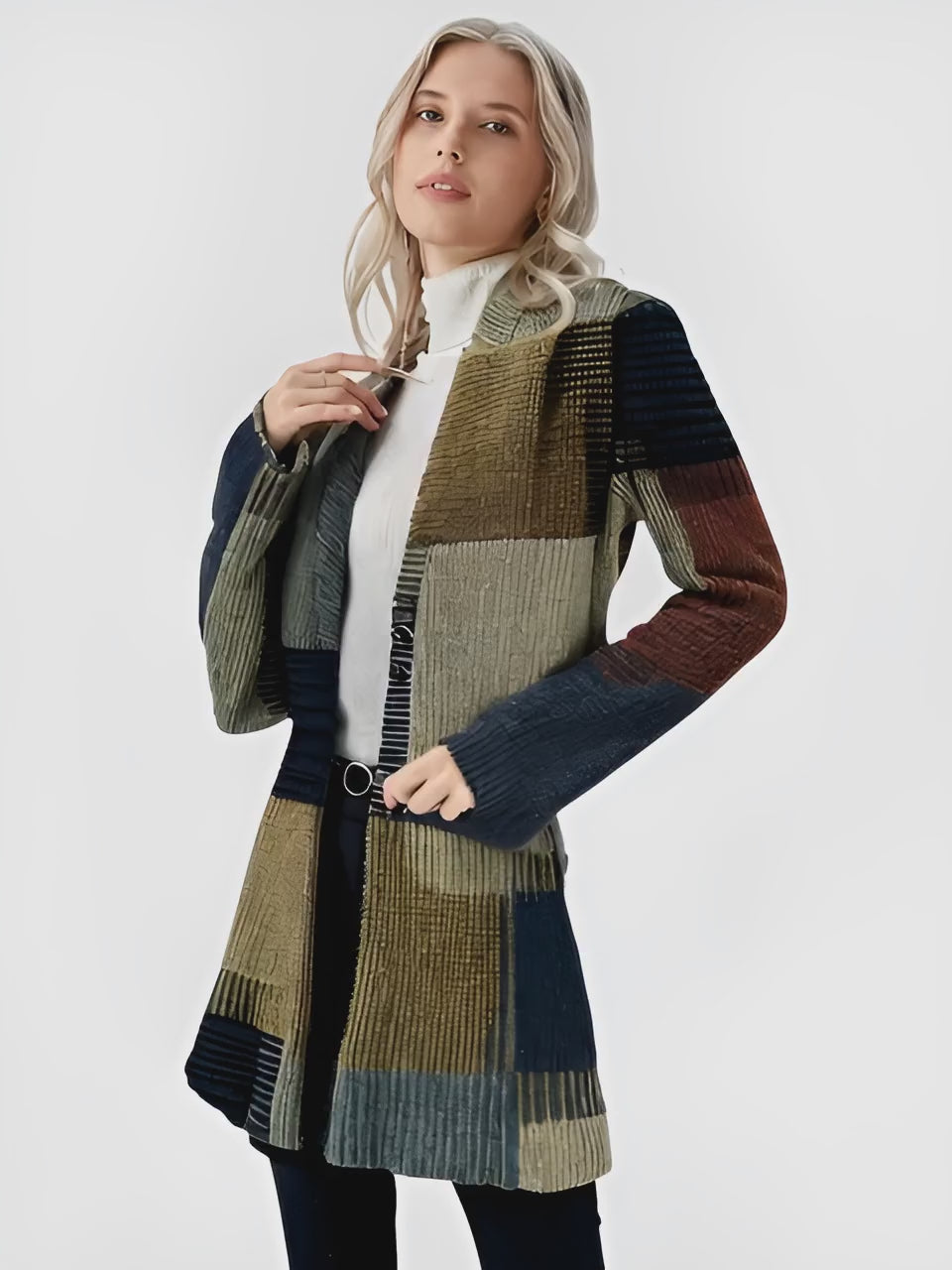 MURIEL™ – Elegant Patterned Blazer for Women