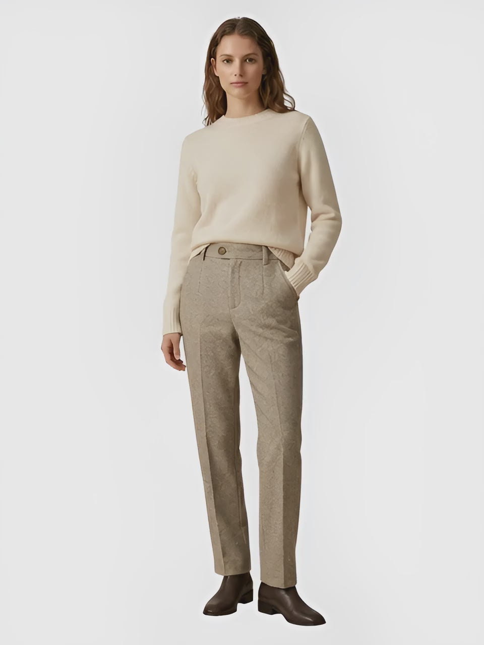 Pantalones de tubo Harem